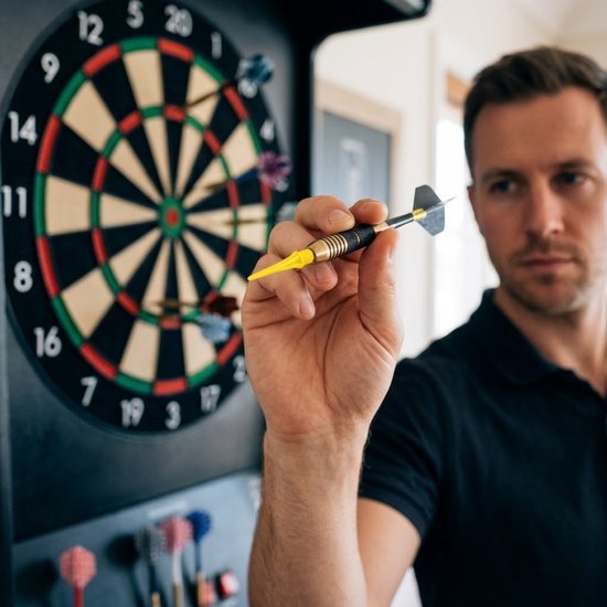 Gele dart tips soft tip set 180 stuks darts accessoires kunststof dart punten vervangbare soft tips voor elektronische dartborden inclusief opbergdoosjes — afbeelding 4