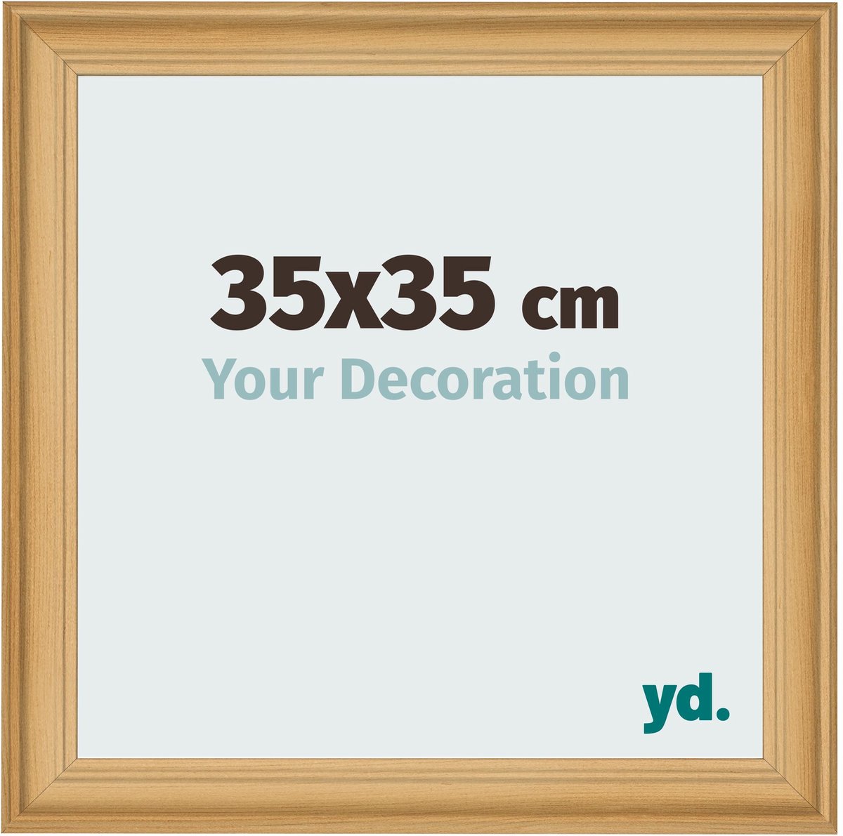 yd. Your Decoration - Fotolijst 35x35 cm - MDF - Dennen Houtnerf - Lazio
