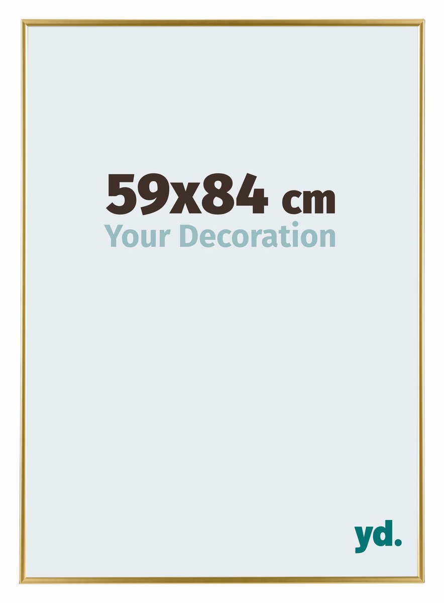 yd. Your Decoration - Fotolijst 59x84 cm - Kunststof - Goud - Evry