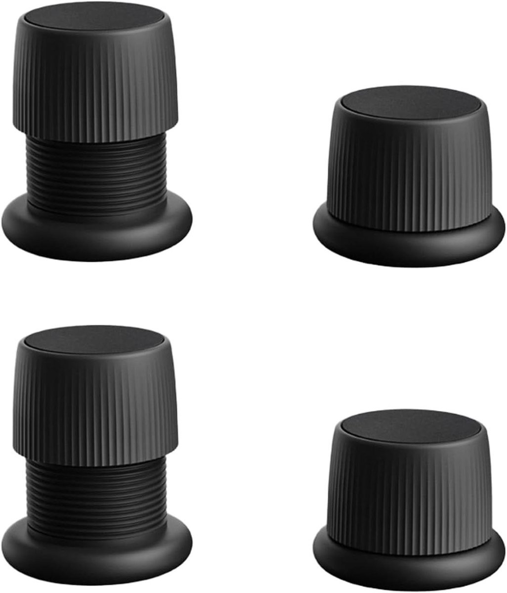 Meubelverhogers - Bankverhogers - Meubels Verhogen - Verstelbare Hoogte - 4 Stuks - Zwart