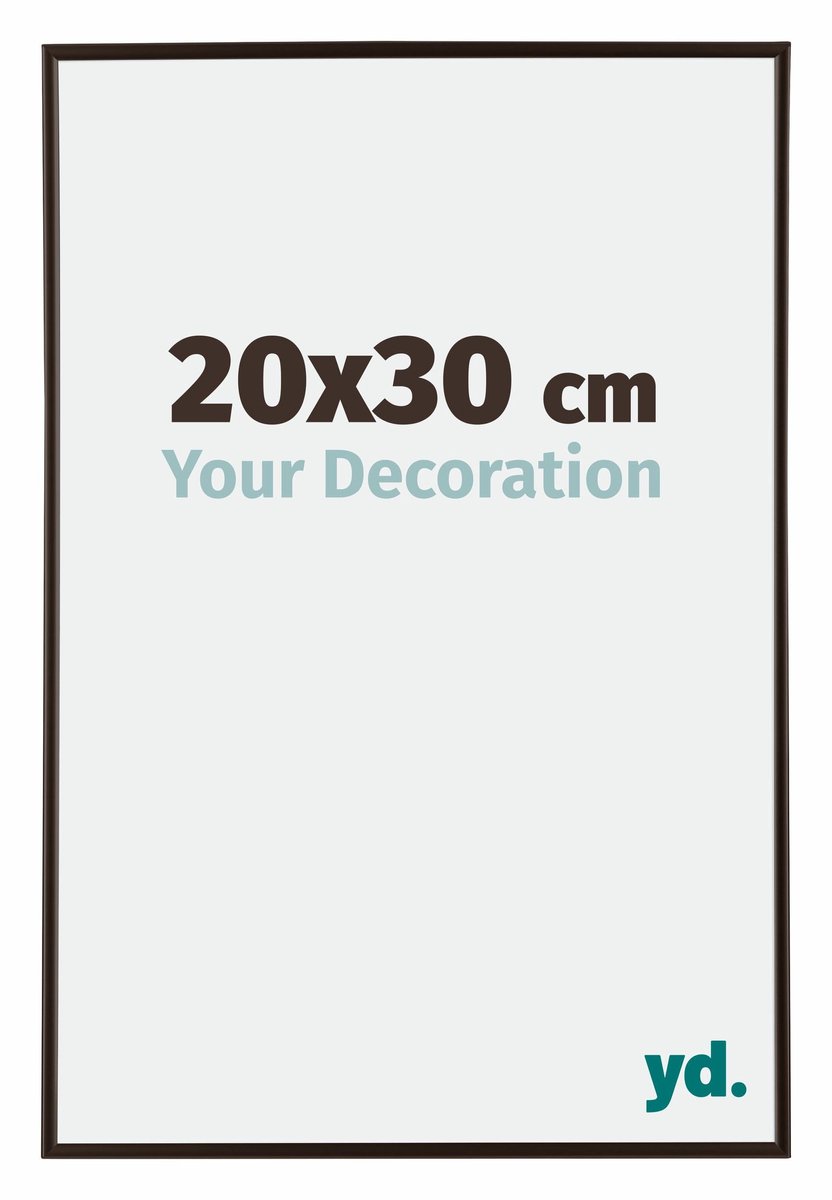 yd. Your Decoration - Fotolijst 20x30 cm - Kunststof - Antraciet - Evry
