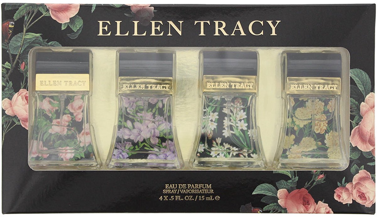 Ellen Tracy Miniature Gift Set 4 x 15 ml Courageous + Confident + Radiant + Inspiring Eau de Parfum
