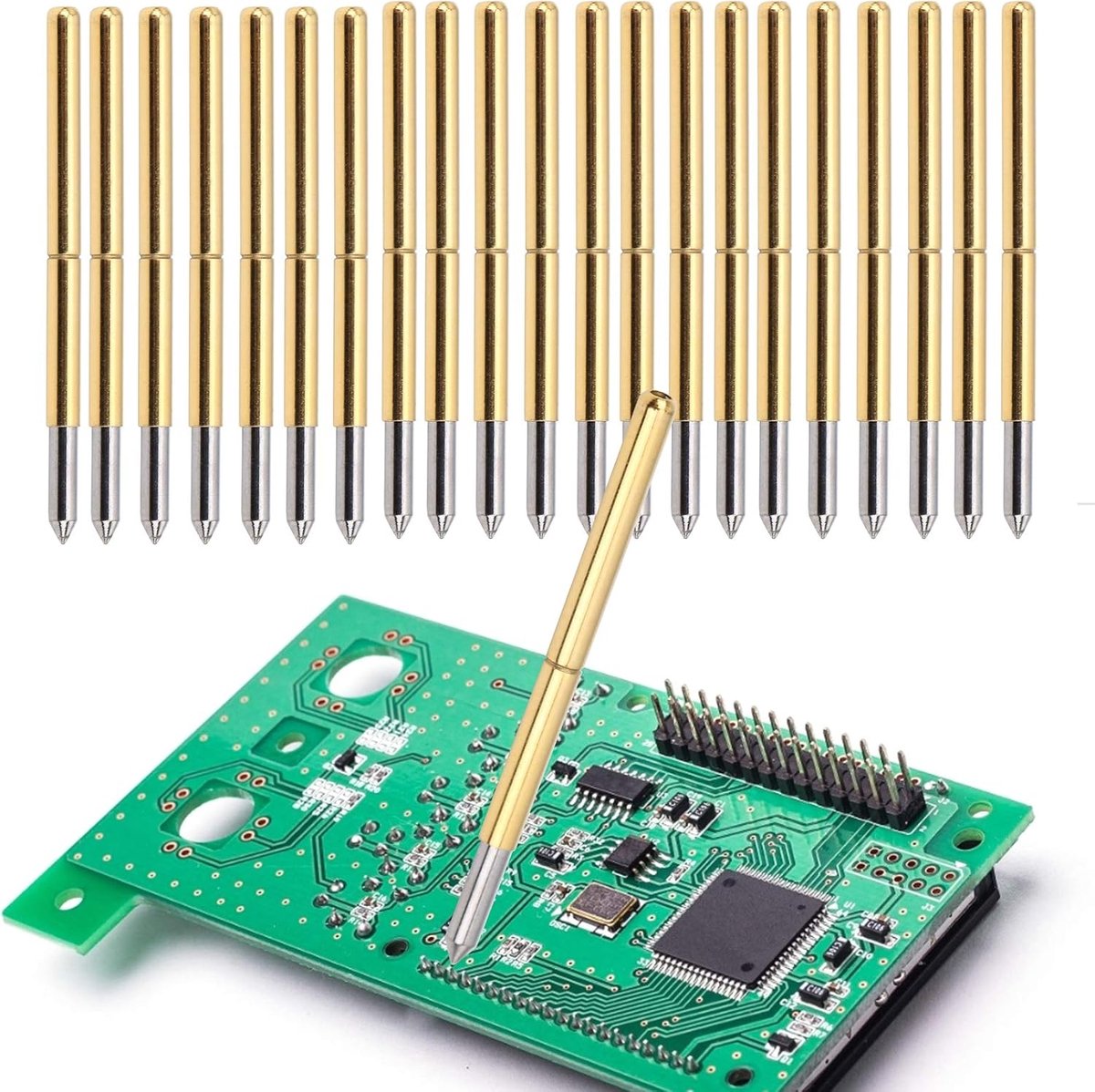 100st P125-B Spring Test Probe Pogo Pin Test Tools PCB Test Pin Spring Probe