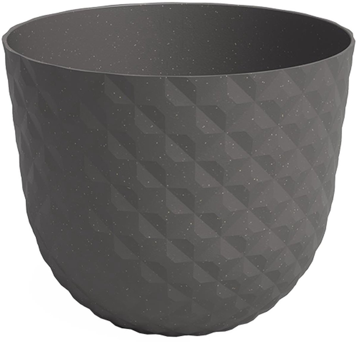 artevasi Havana Tropical plantenbak Mud Grey donkergrijs Ø 30 cm