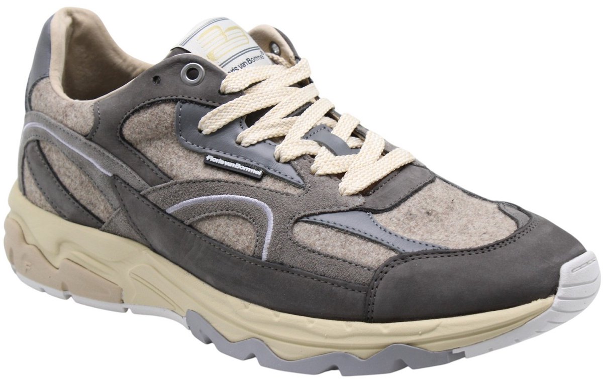 Floris Van Bommel - Schoenen - Grijs - Heren - Maat 41 -