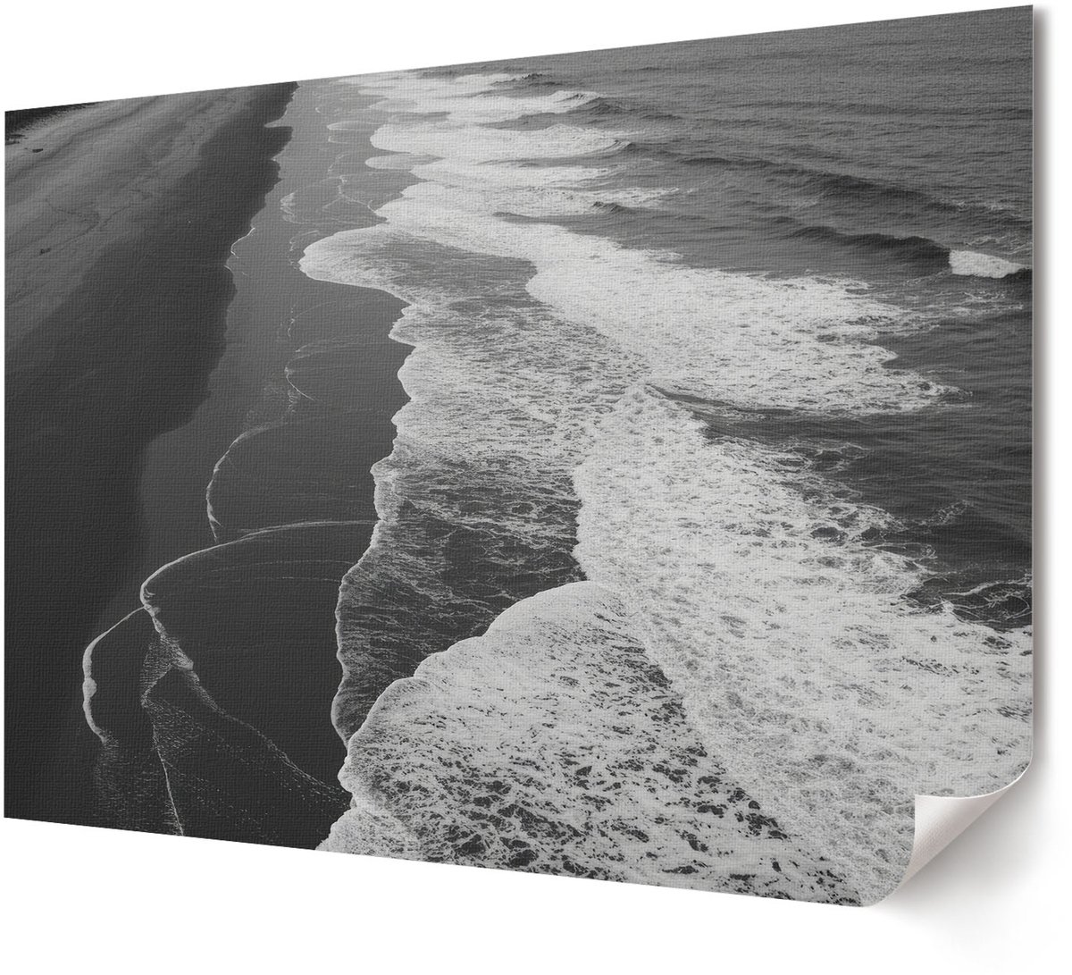 Coloray Polycanvas Poster - Glazen Gevel, Fotografie - A4 - Blauw Design - Rechthoek - Muurdecoratie - Woonkamer, Slaapkamer, Kantoor - Modern