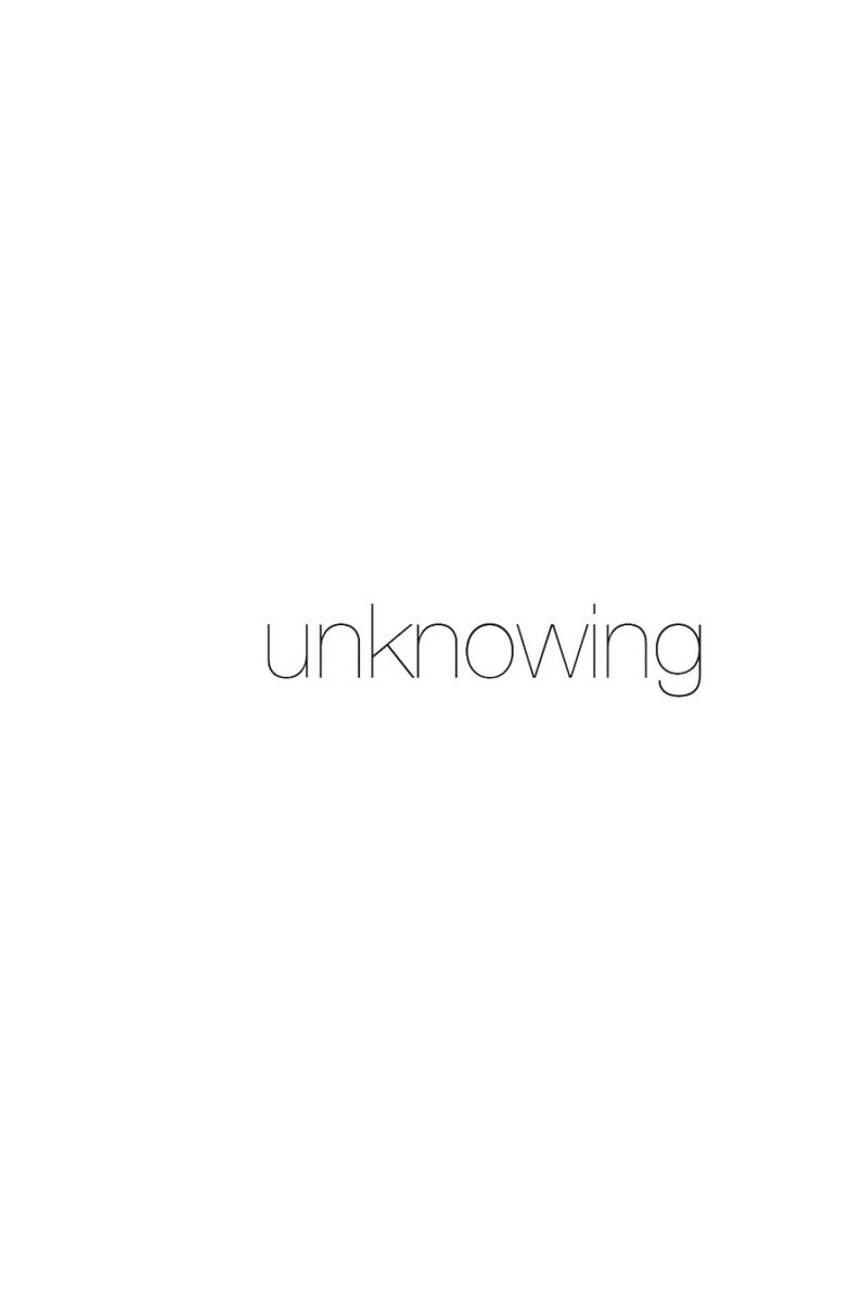 Unknowing - Hard Back First Edition - ShopVlot