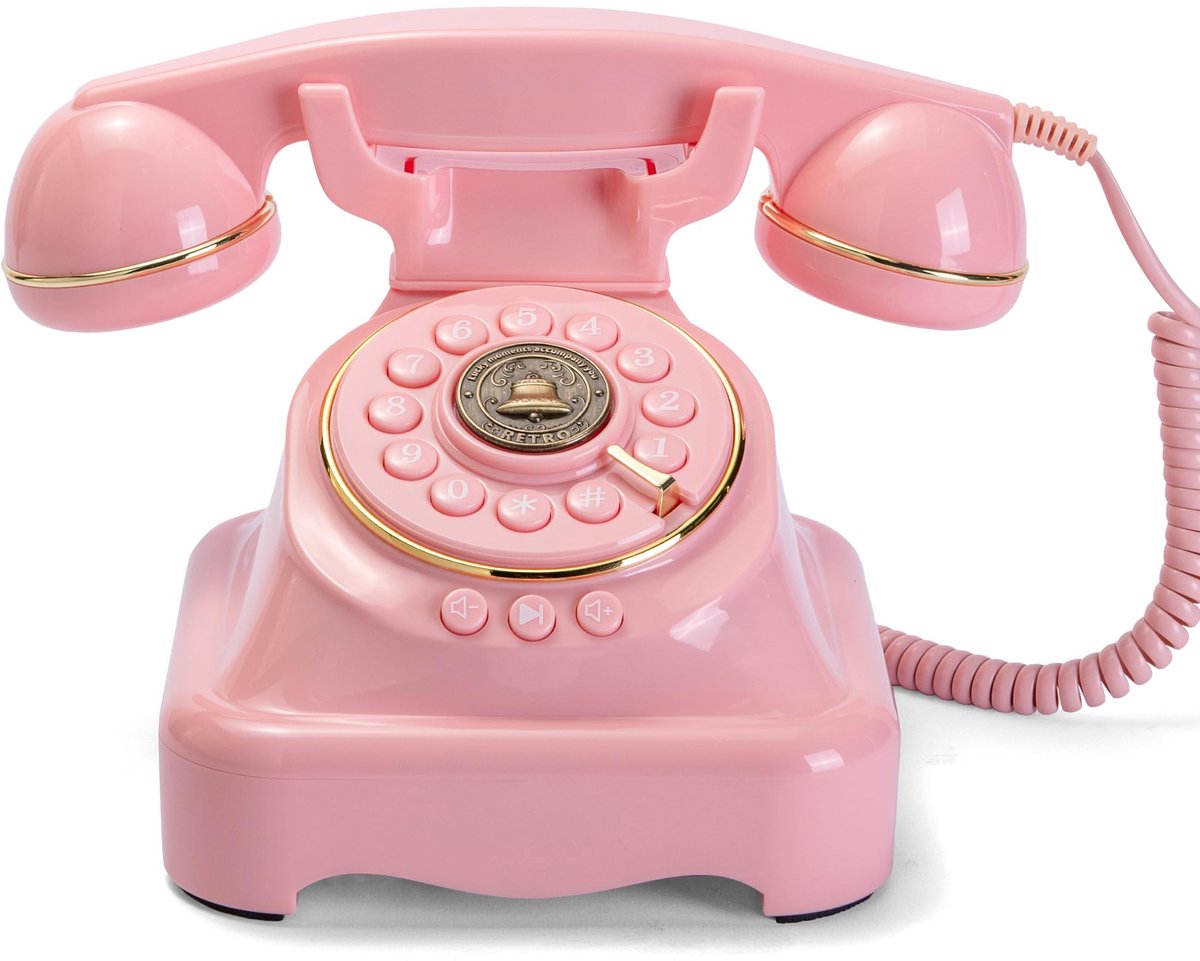 Audio Gastenboek Bruiloft Telefoon, bruiloft gastenboek (Roze A) - ShopVlot