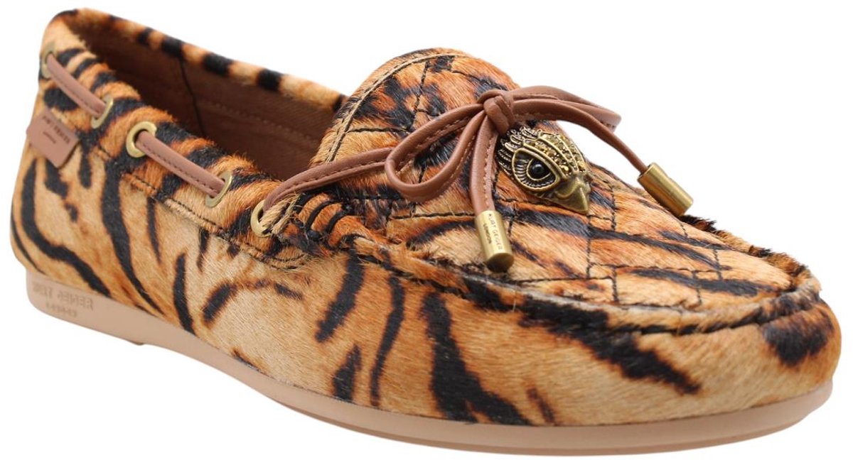 Kurt Geiger London Eagle Moccasin Mocassins Dames - Instappers - Bruin - Maat 37