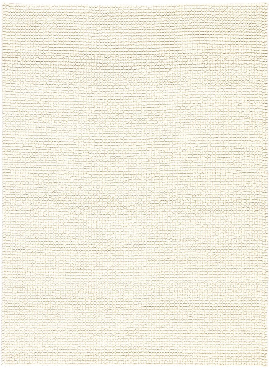Lino Arte Ivory Vloerkleed 200x300cm – Handgeweven Tapijt van 100% Vervilte Wol – Hoogwaardig Vloerkleed voor o.a. Woonkamer, Eetkamer, Slaapkamer en Hal