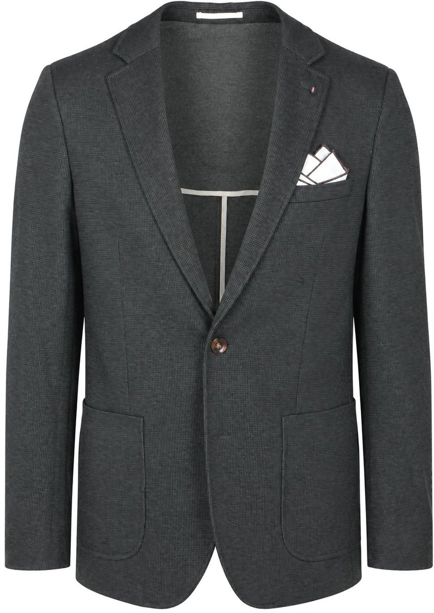 Suitable Colbert Fame Houndstooth Forest - Maat 52 - Heren blazer