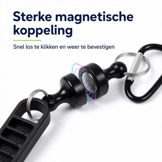 Stripe golfteehoogte-insteller - 20-70 mm - Magnetisch — afbeelding 3