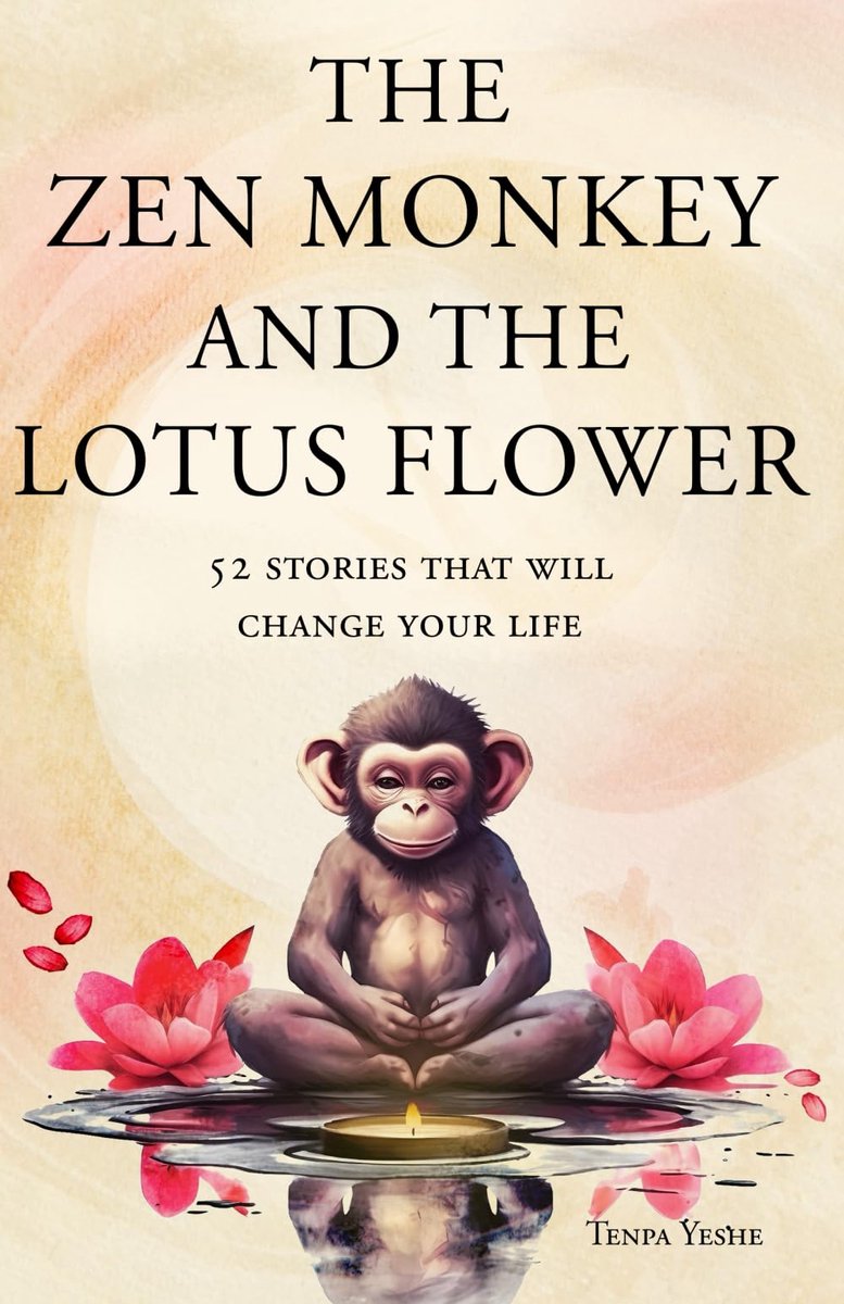 The Zen Monkey and the Lotus Flower: 52 Stories to Relieve Stress, Stop Negative Thoughts, Find Happiness, and Live - ShopVlot