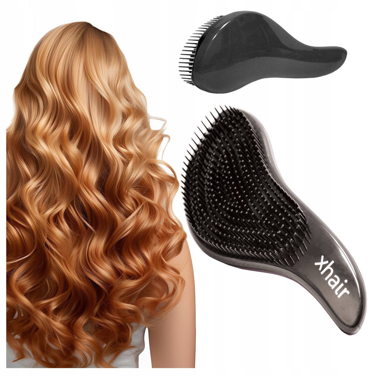xhair Detangler Haarborstel - Zonder Klitten, Voor Elke Haartype