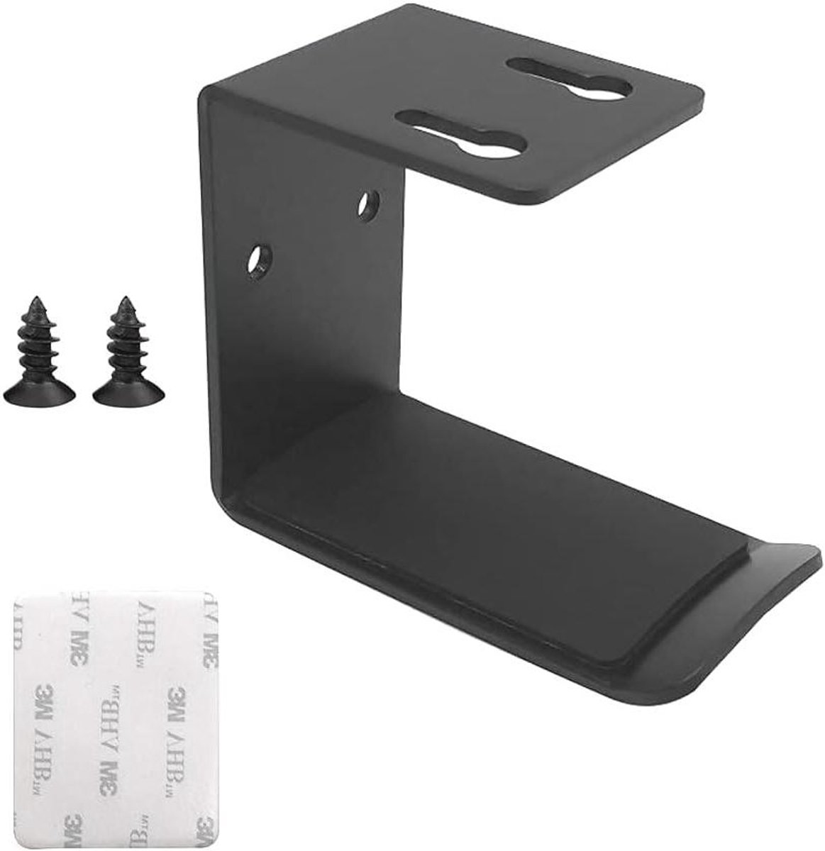 Koptelefoon Houder - Helm Hanger - Bureau Organisatie - Aluminium Legering - Compact Formaat - Zwart