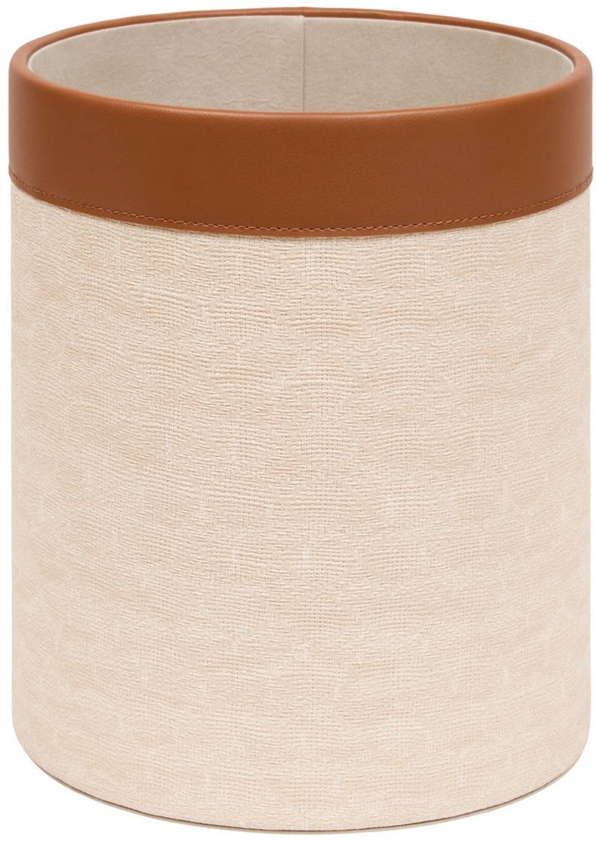 Corbeille à courrier Whisky ronde 7L beige