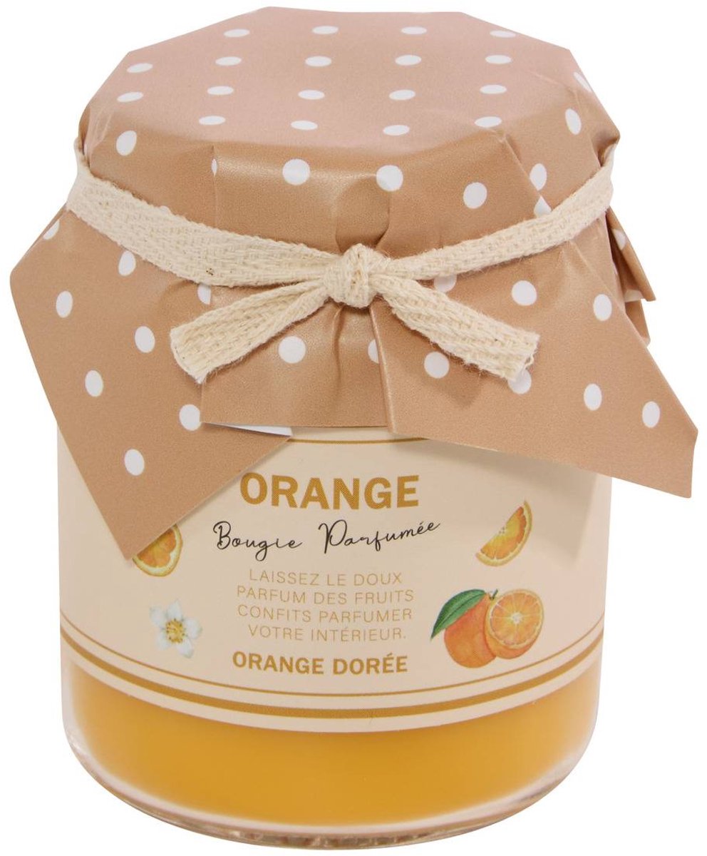 Atmosphera Créateur d'intérieur® Geurkaars Fra, rond, 75 g Orange
