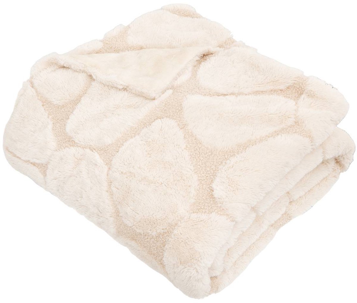 Plaid Boucly 180x230cm blanc