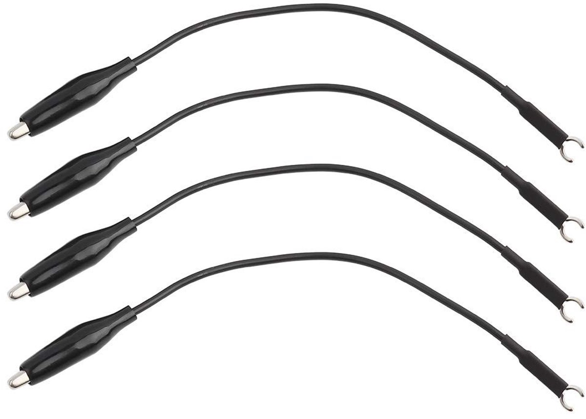 4 Stuks Oscilloscoop Probe Aarde Draad Koord, Betrouwbare Clip Accessoires met RoHS Standaard voor Standaard Oscilloscoop Probes, Elektronica Accessoires, Meetapparatuur, Technisch Gereedschap