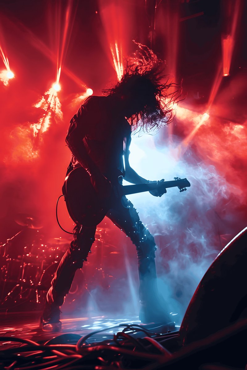 Rock Poster - Abstracte - Zwart Wit - Concert - Wanddecoratie - posters - formaat 30x40cm - XS2102MT