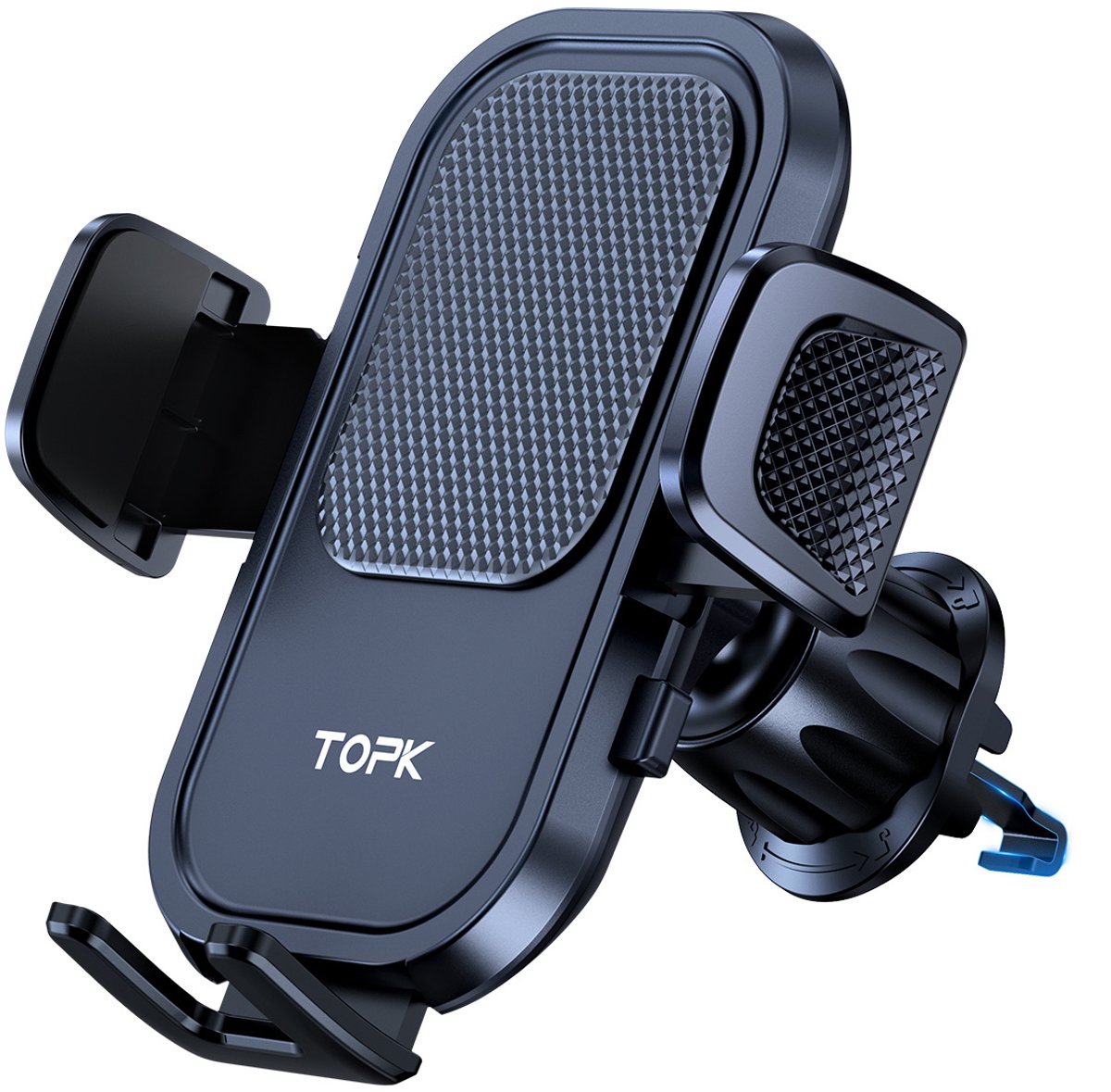 Auto Telefoonhouder Mount, Auto Mount met Haak Clip voor Auto Luchtventilatie 360° Rotatie Telefoonhouder Compatibel met Iphone Android Mobiele Telefoon