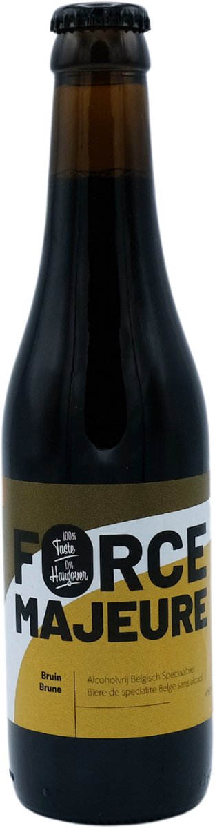 Force Majeure - Bruin - Alcoholarm bier - 24x33cl