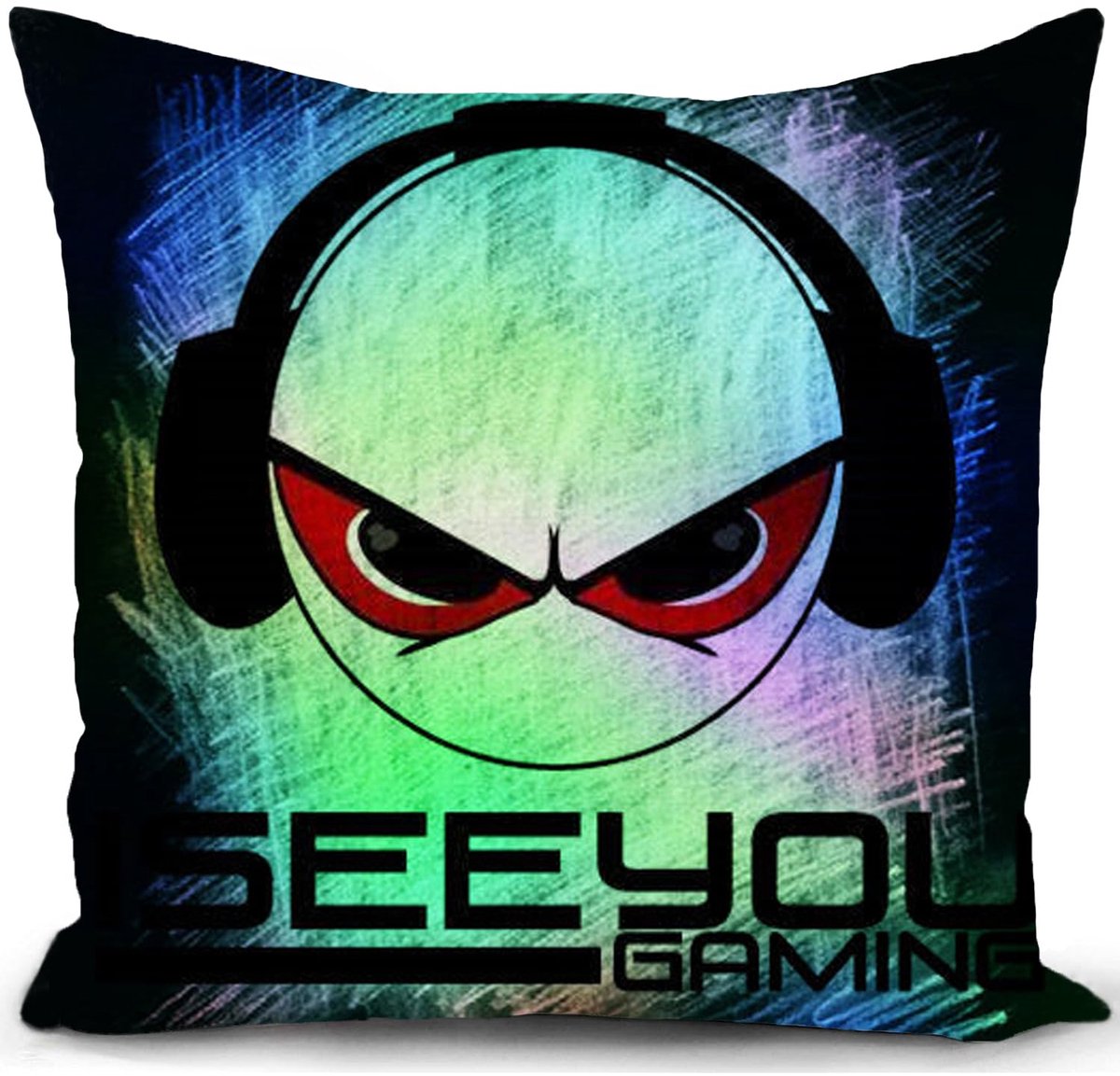 Kussenhoes Gaming Accessoires Gitfs voor Jongens Gamer Room Slaapkamer I See You Gaming Sierkussensloop Gamer - ShopVlot