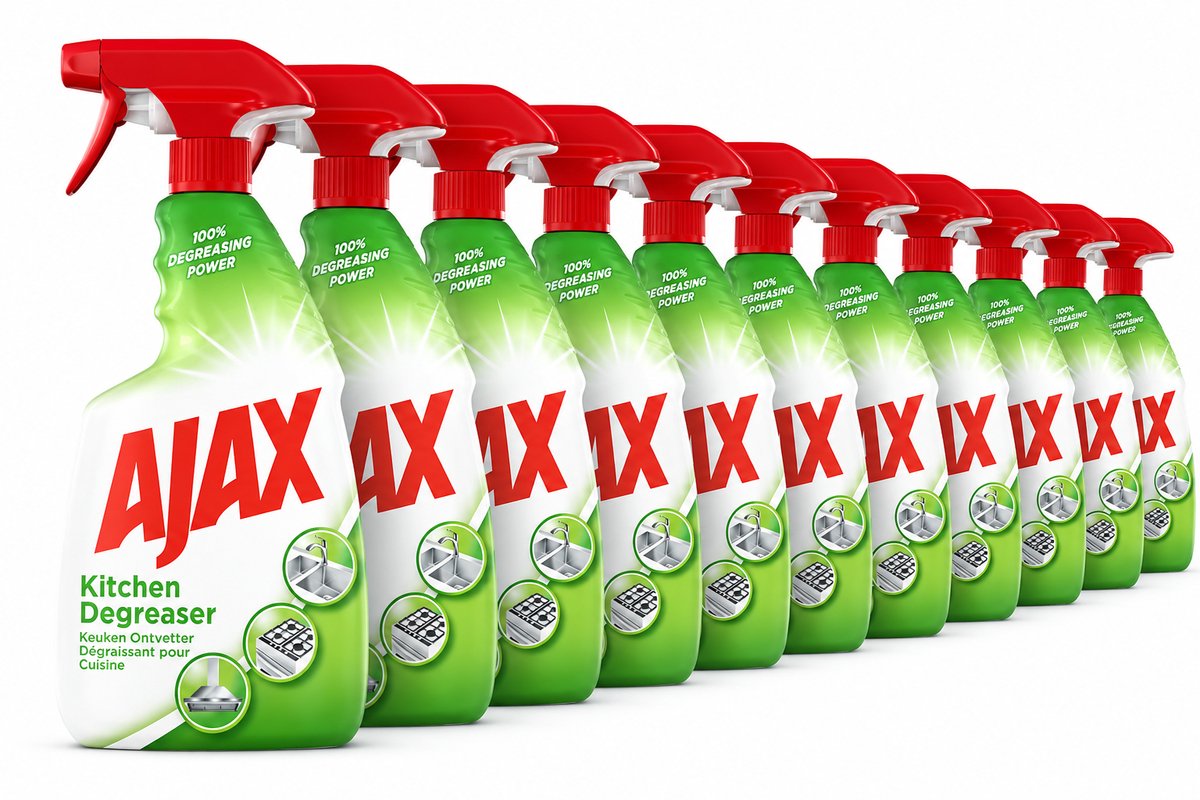Ajax Keukenspray 750 ml - Bulkverpakking - 10 stuks