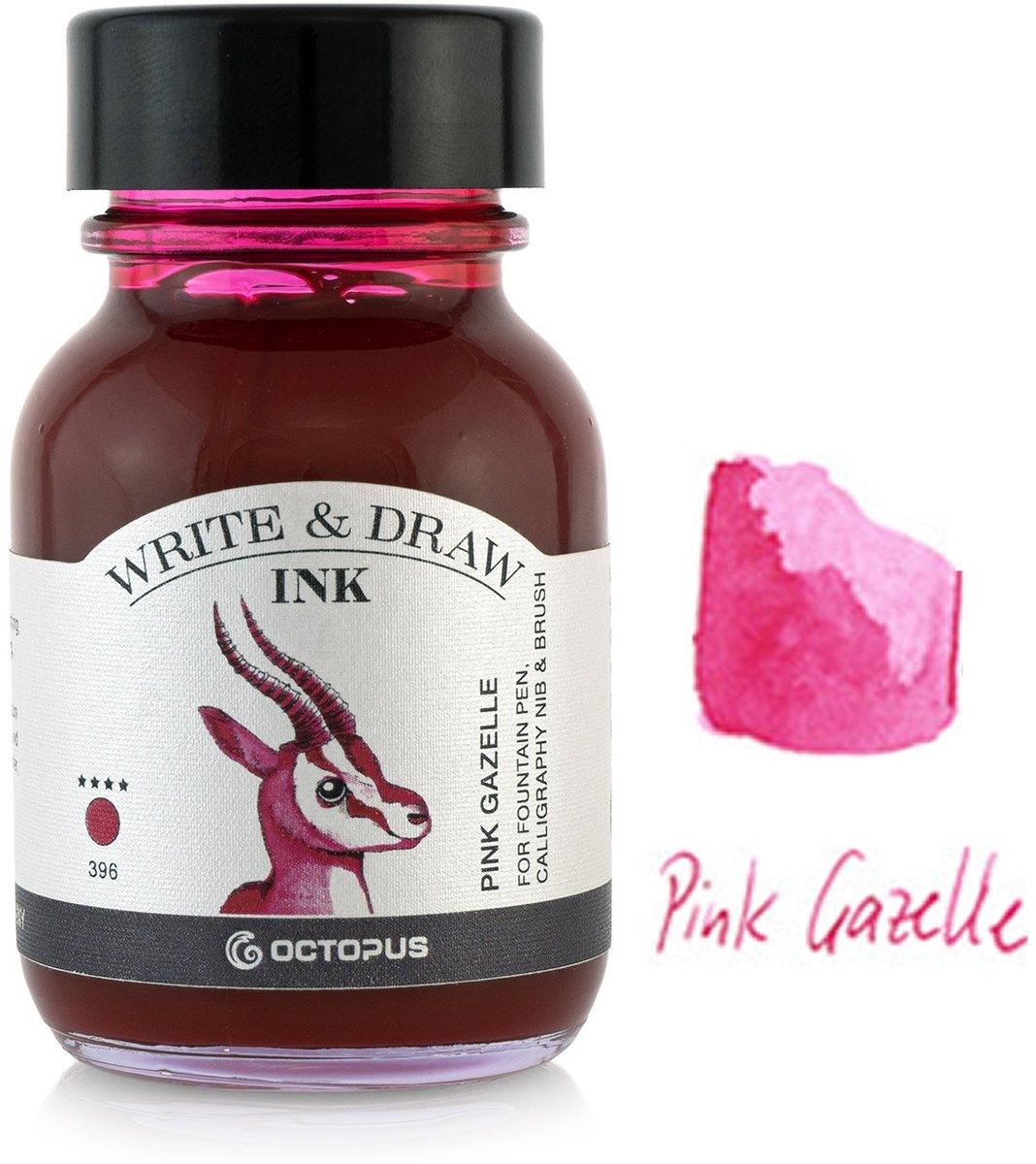 Octopus - Vulpen inkt - Schrijfinkt - Tekeninkt - 50 ml - Pink Gazelle