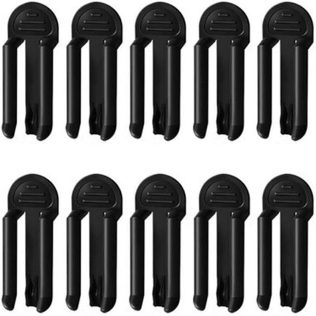 Prullenbakclips, veilige prullenbakclips, 12-delige prullenbaksluitclips, valbestendige prullenbakclips