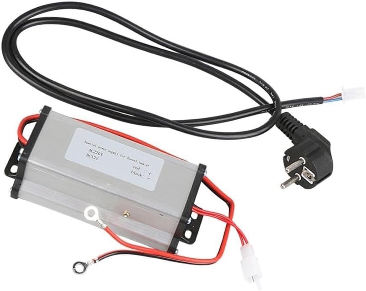 Voltage Converter 230 V naar 12 V voor Diesel Heater, Inverter en Power Adapter voor 5 kW en 8 kW Diesel Luchtverwarming in Caravan, Motorhome en Garage