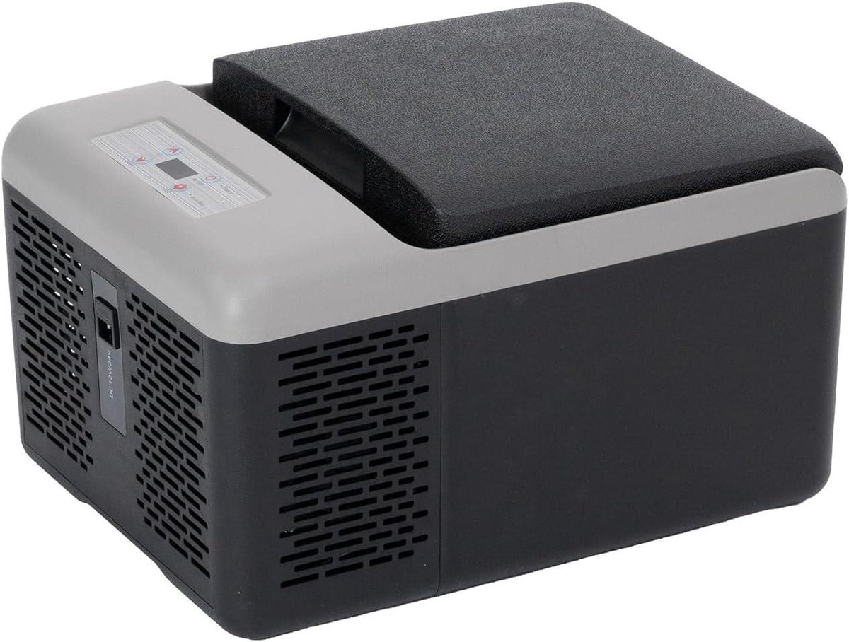 Mini Koelbox - Draagbare Koelkast - Reizen Kamperen - Diepe Koeling - 9 Liter - Zwart