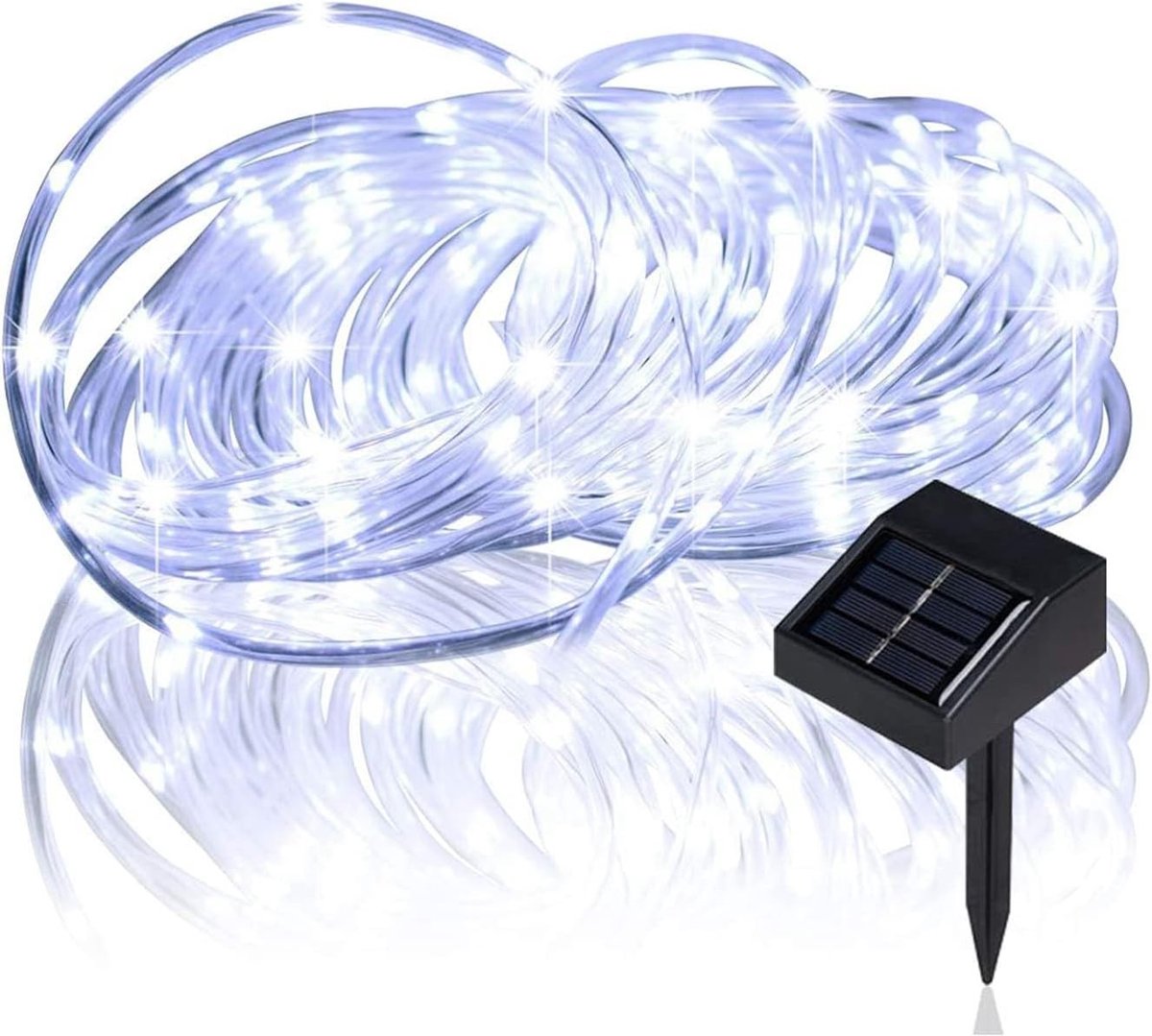 Zonne-touwverlichting - Wit - 16.4 ft - Waterdicht - Voor Buiten en Binnen