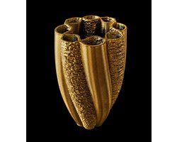 MW3DP-3d- printed golden Vase- gouden vaas- decoratie-huis d