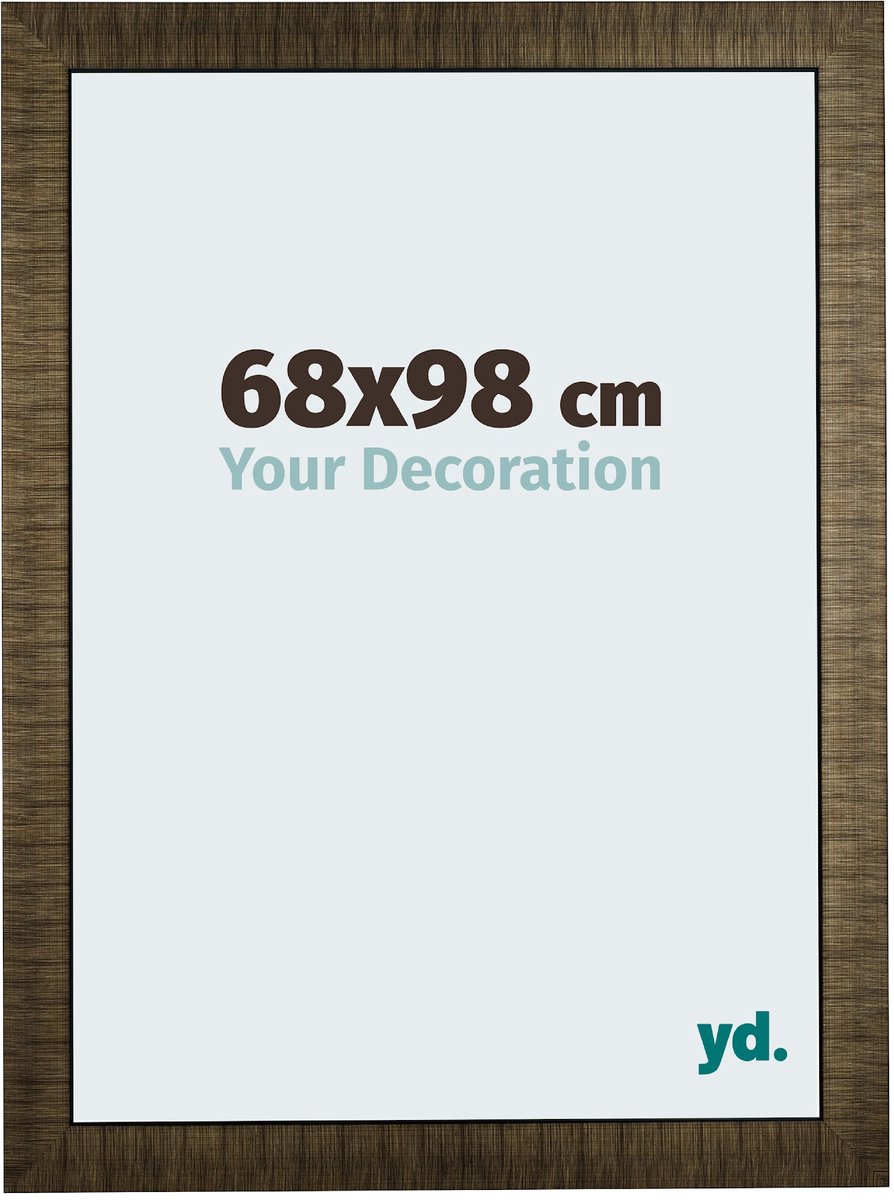 yd. Your Decoration - Fotolijst 68x98 cm - Hout - Champagne Geborsteld - Leeds