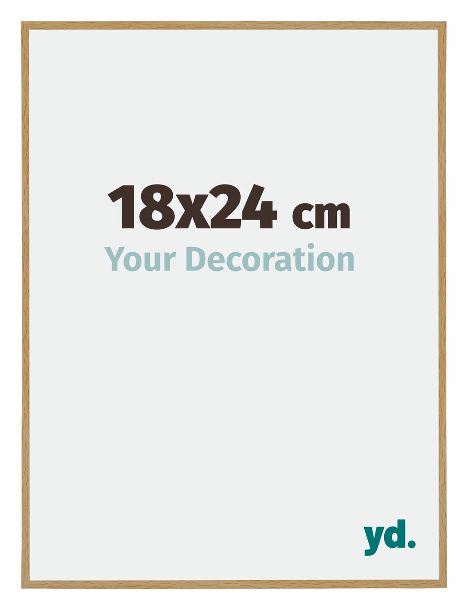 yd. Your Decoration - Fotolijst 18x24 cm - Kunststof - Beuken Licht - Evry