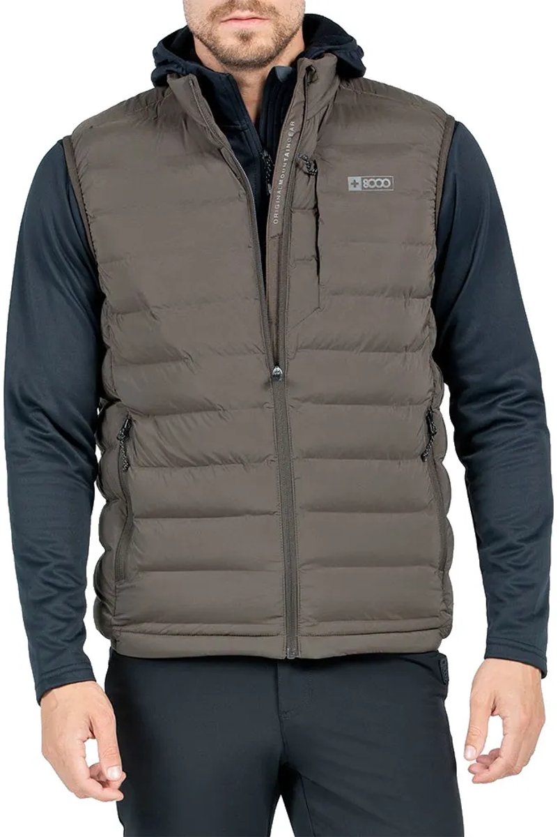 +8000 Jelge Vest Bruin 2XL Man