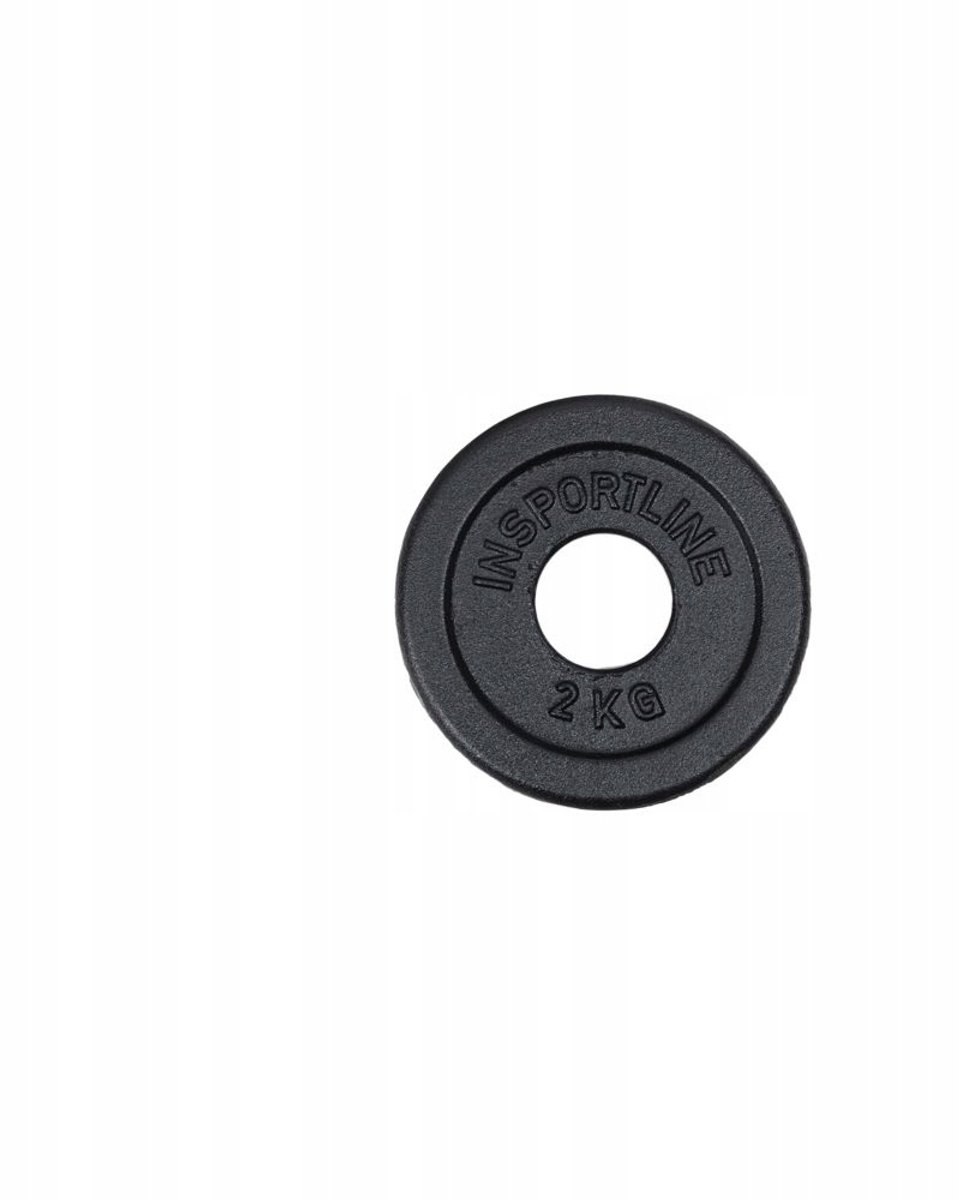 inSPORTline Castblack OL gietijzeren houderplaat 2 kg (50 mm)