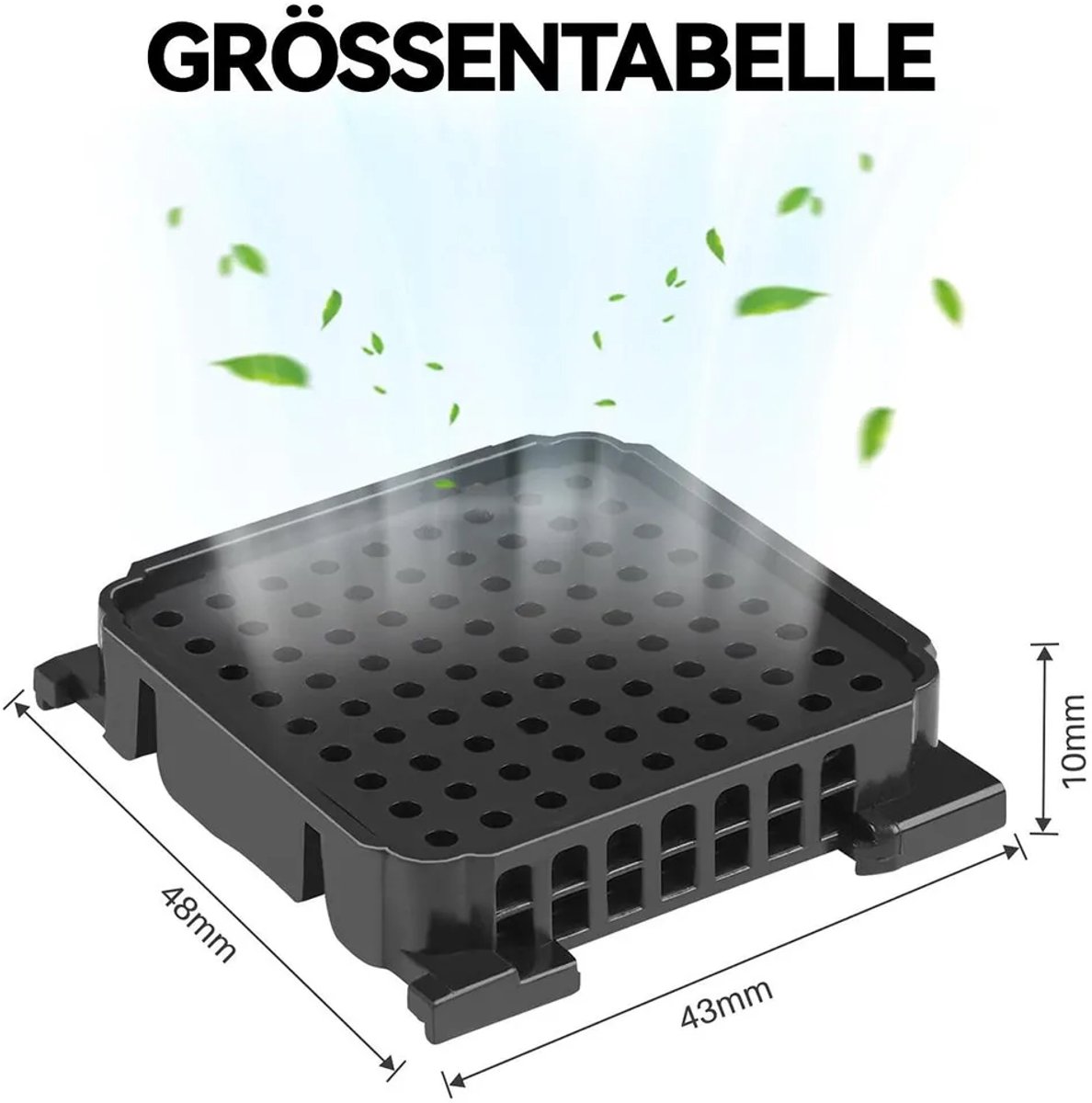 Twee verse luchtfilters geschikt voor Liebherr koelkasten - premium actieve koolstoffilters, geschikt voor de modellen 9096989, 988246000, 988246001, 9882429 en 9882460.