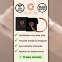 Koperen armband, gehamerd, handgemaakt, puur koper. Verstelbaar voor elke pols, inclusief doosje & draagzak. Met voordelen als Ayurvedische interactie, aardend en balancerend. 30 dagen bedenktijd.