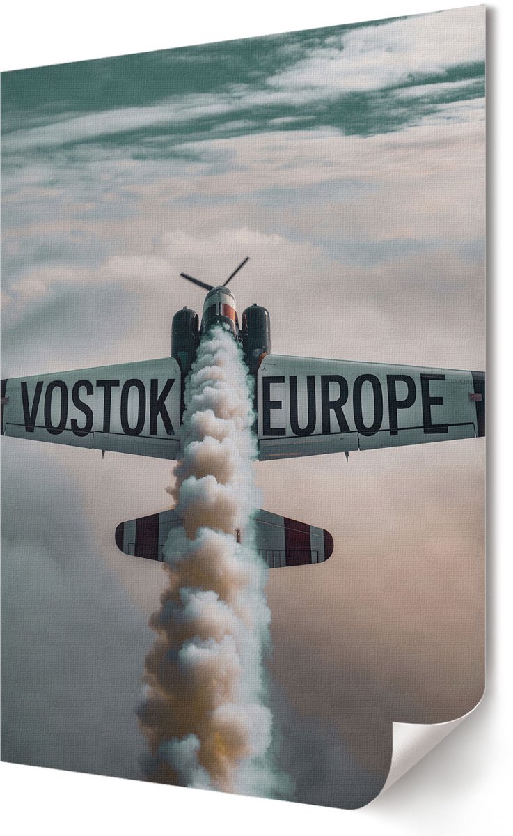 Coloray Polycanvas Poster - Bos Gezien Van Boven, Fotografie - A3 - Groen Wanddecoratie - Rechthoek - Decoratieve poster - Woonkamer, Slaapkamer, Kantoor - Modern