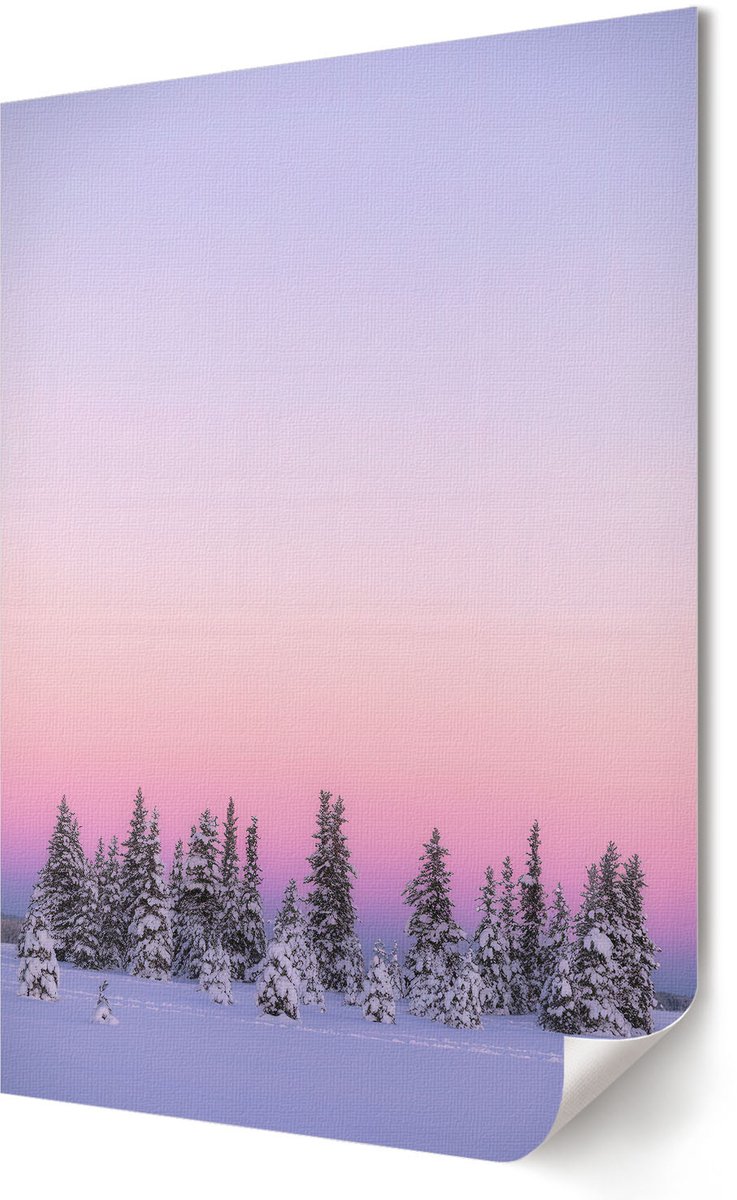 Coloray Polycanvas Poster - Kleurrijk Patroon, Illustratie - A3 - Geel Wandposter - Rechthoek - Wandkunst - Woonkamer, Slaapkamer, Kantoor - Popcultuur