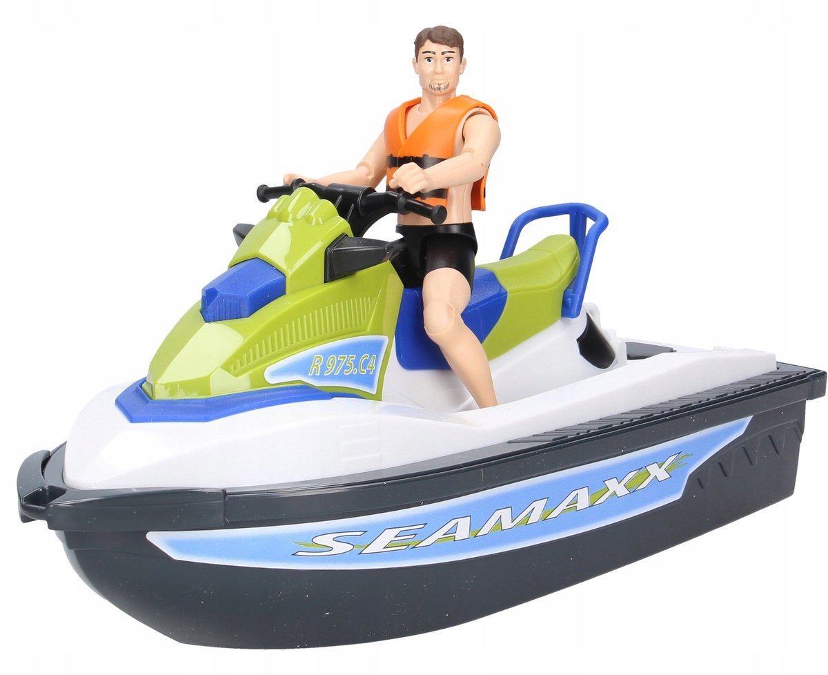 Bruder | Bworld | watervoertuig met figuur
