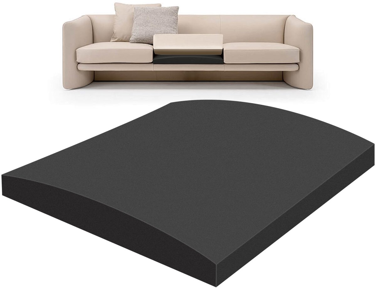 50 x 50 x 8 cm schuimkussen, bankreparatieschuim, hoge dichtheid, Fo-am bank, ondersteuning, sag-reparatie, vervanging voor Sofa Cou-ch Loveseat stoel (1)