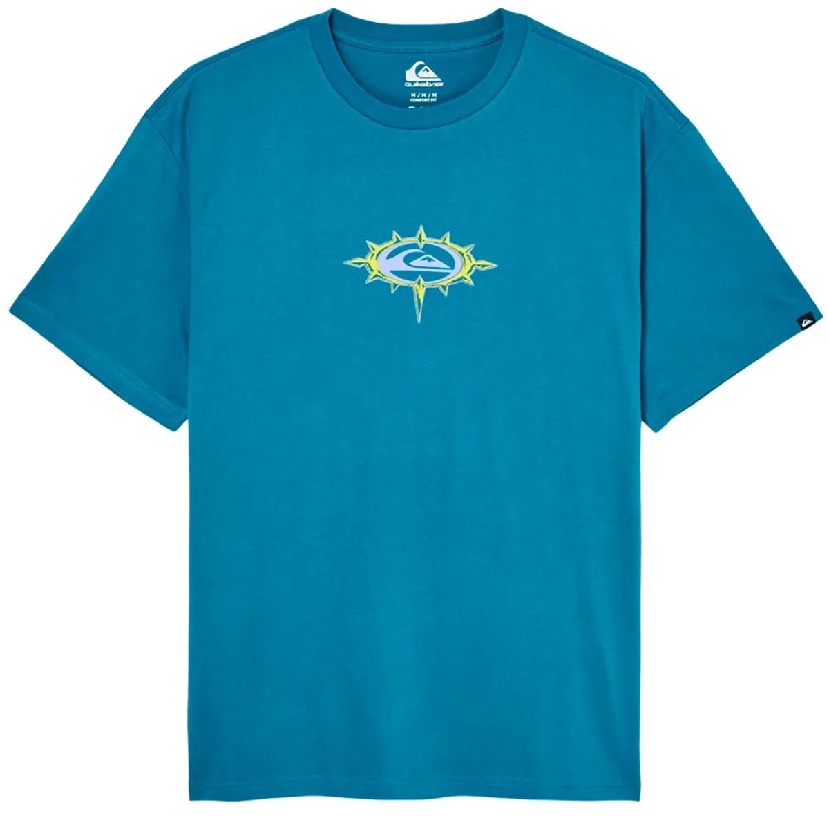 Quiksilver Metal Vision T-shirt Met Korte Mouwen L Man Blauw