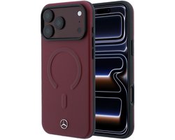 Coque arrière Mercedes-Benz pour Apple iPhone 18 Pro Max - bordeaux