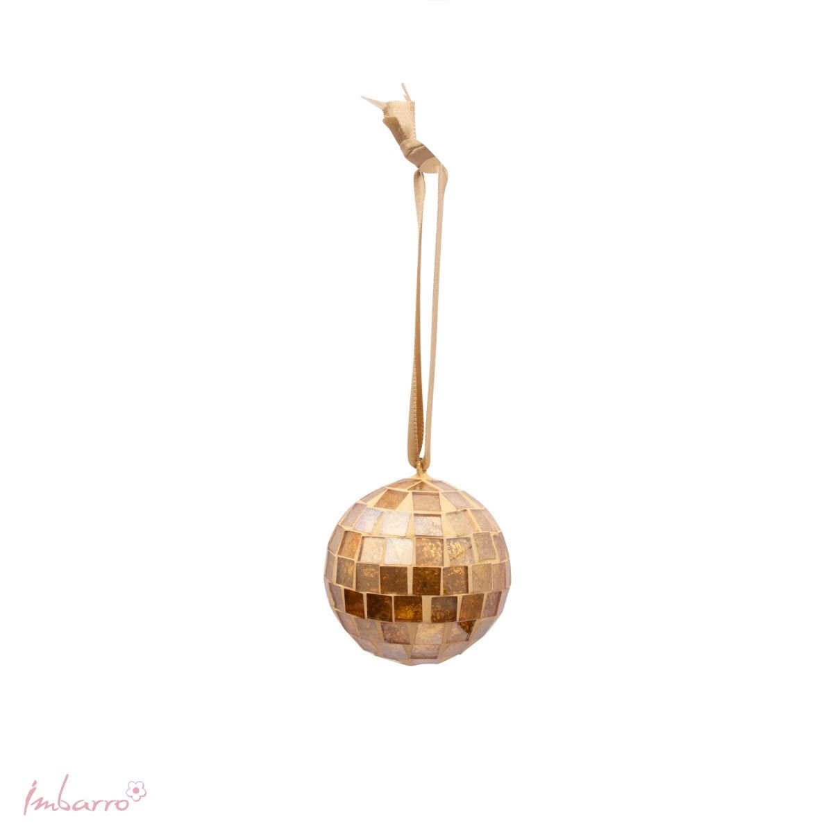 Imbarro Home & Fashion - Bal Seta M - Goud - 8 X 8 cm
