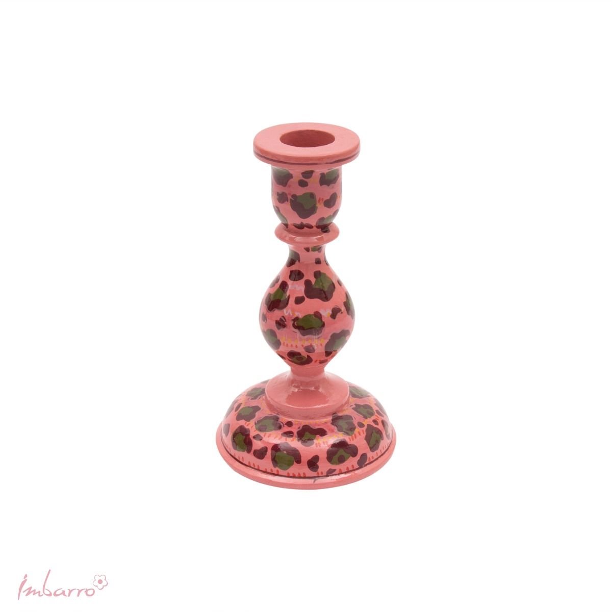 Imbarro Home & Fashion - Kandelaar Ombra - Multi, Roze - 15 cm