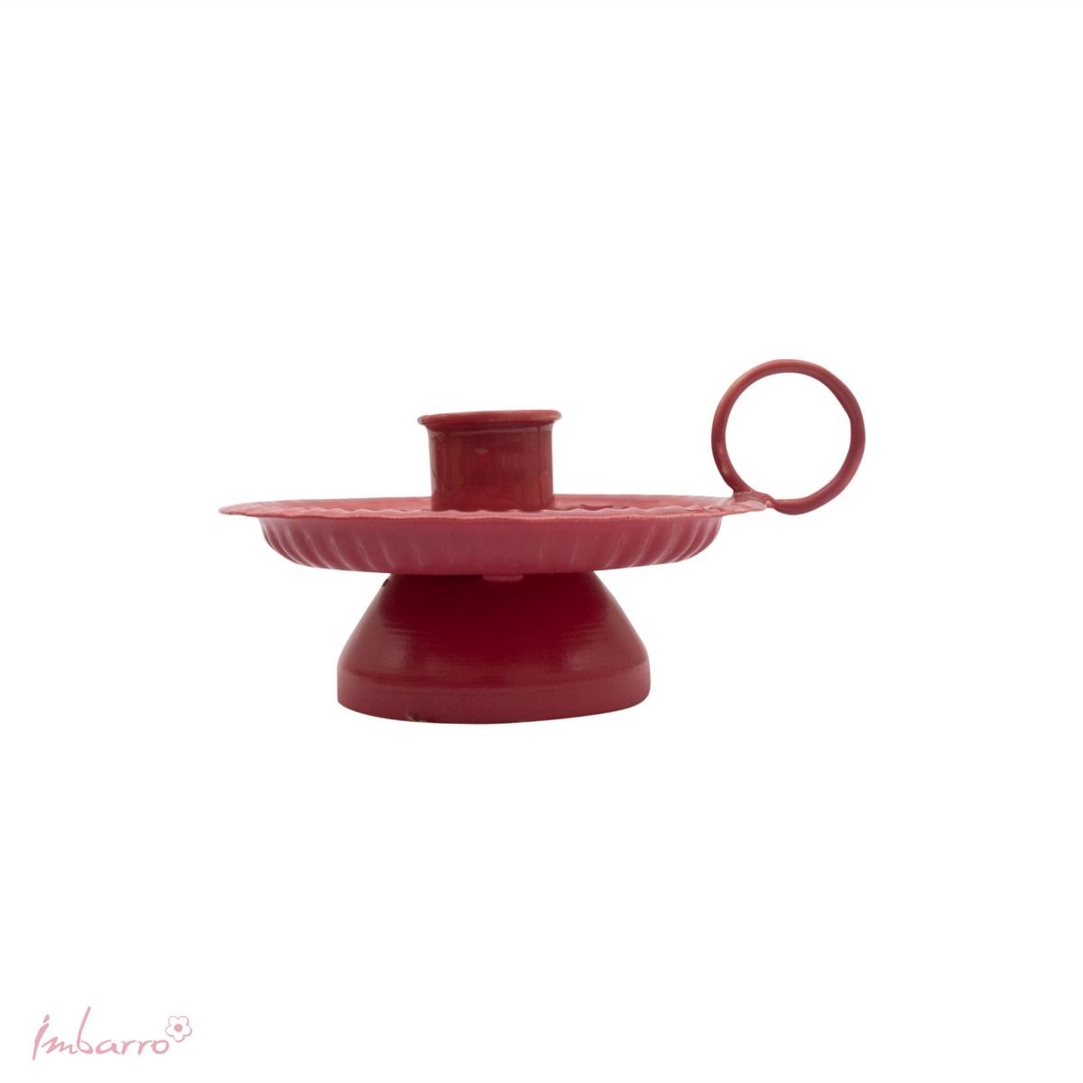 Imbarro Home & Fashion - Kandelaar Imre Marsala - Paars - L:12 W:10 H:6.50 cm