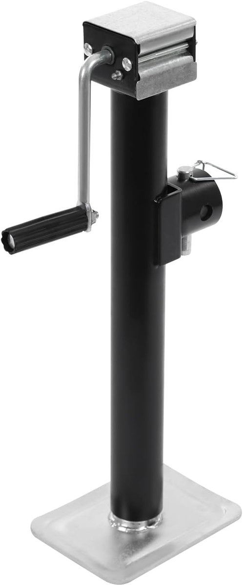 Aanhangerondersteuning auto jack 2,27T/10000 lbs capaciteit zwaargewicht auto jack met 15-inch hefhoogte, draagbare auto jack voor aanhangers, campers, thuiswerkplaats en jachtonderhoud